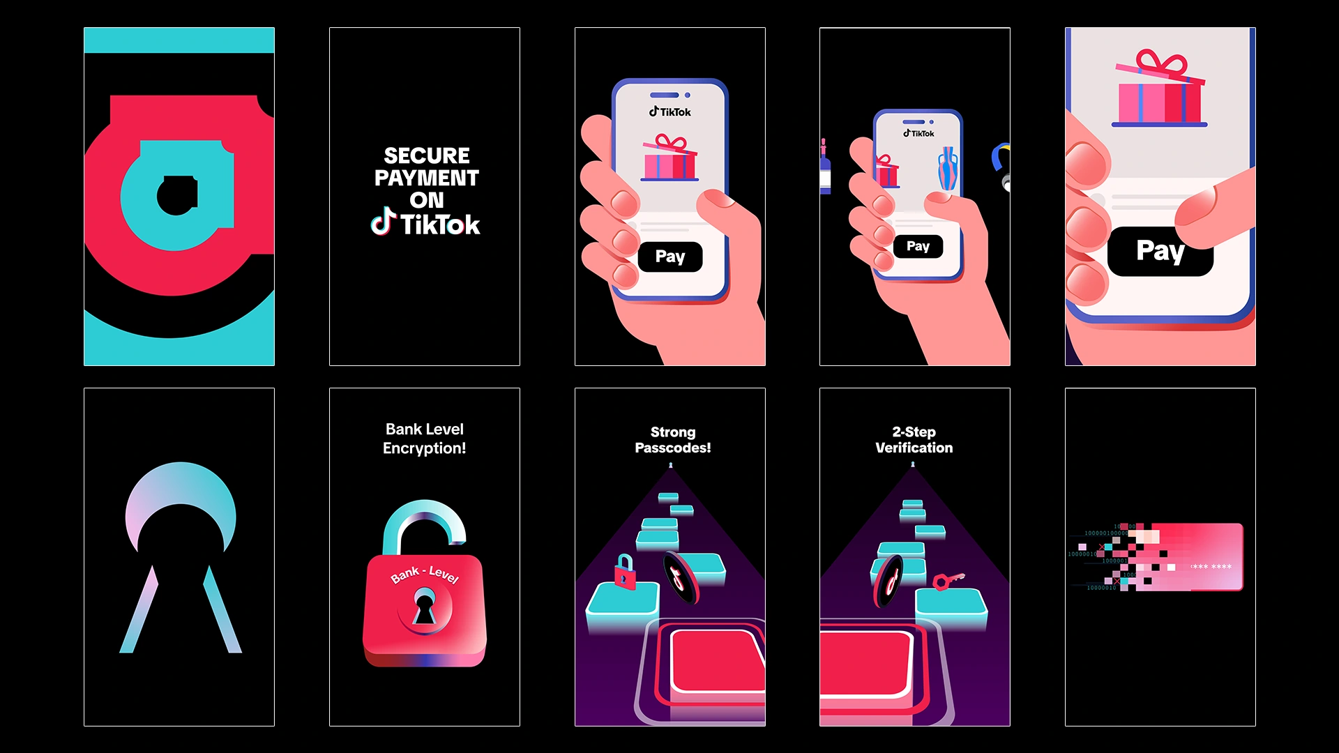 TikTok Payment Security Motion Showcase Frame 1