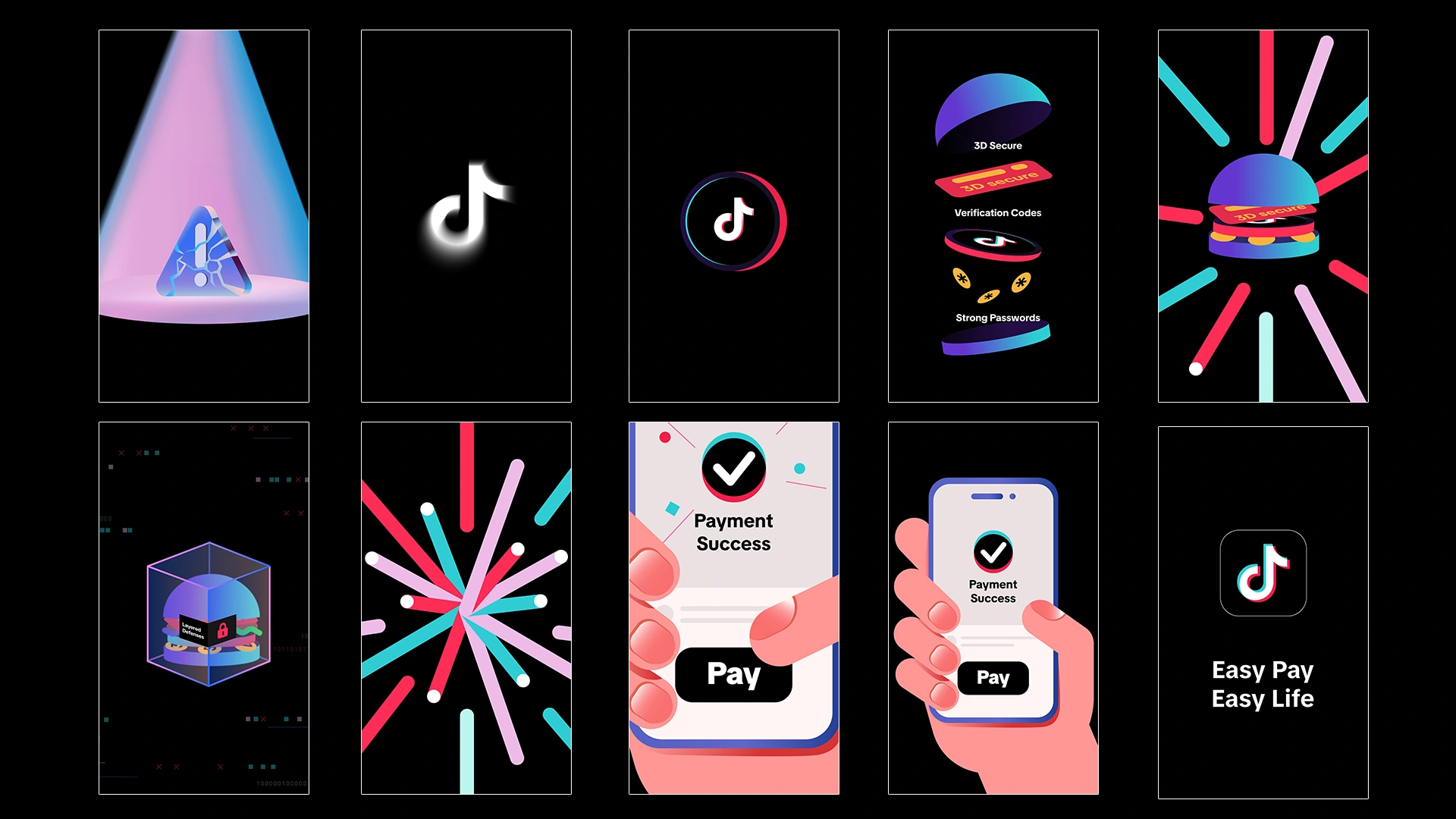 TikTok Payment Security Motion Showcase Frame 3