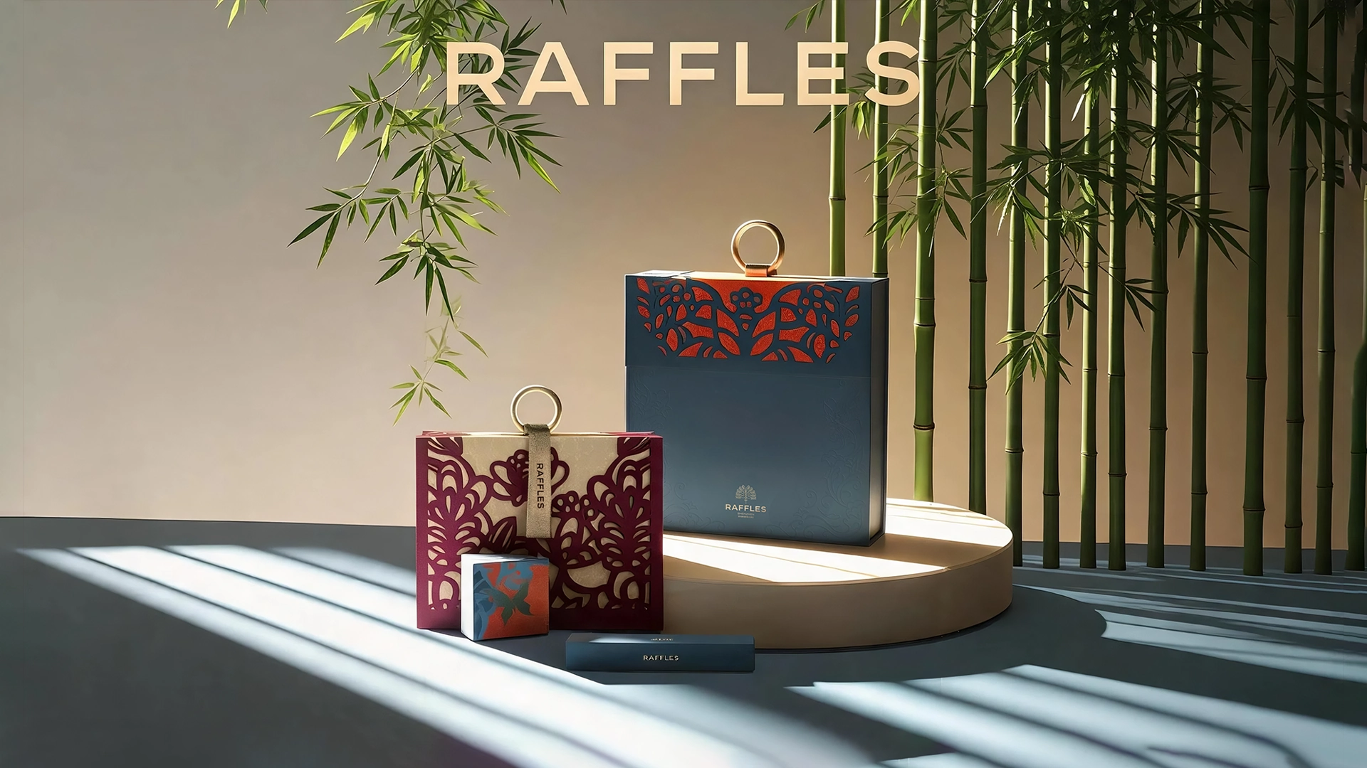 Raffles Moonlit Floral Mid-Autumn Gift Box Cover