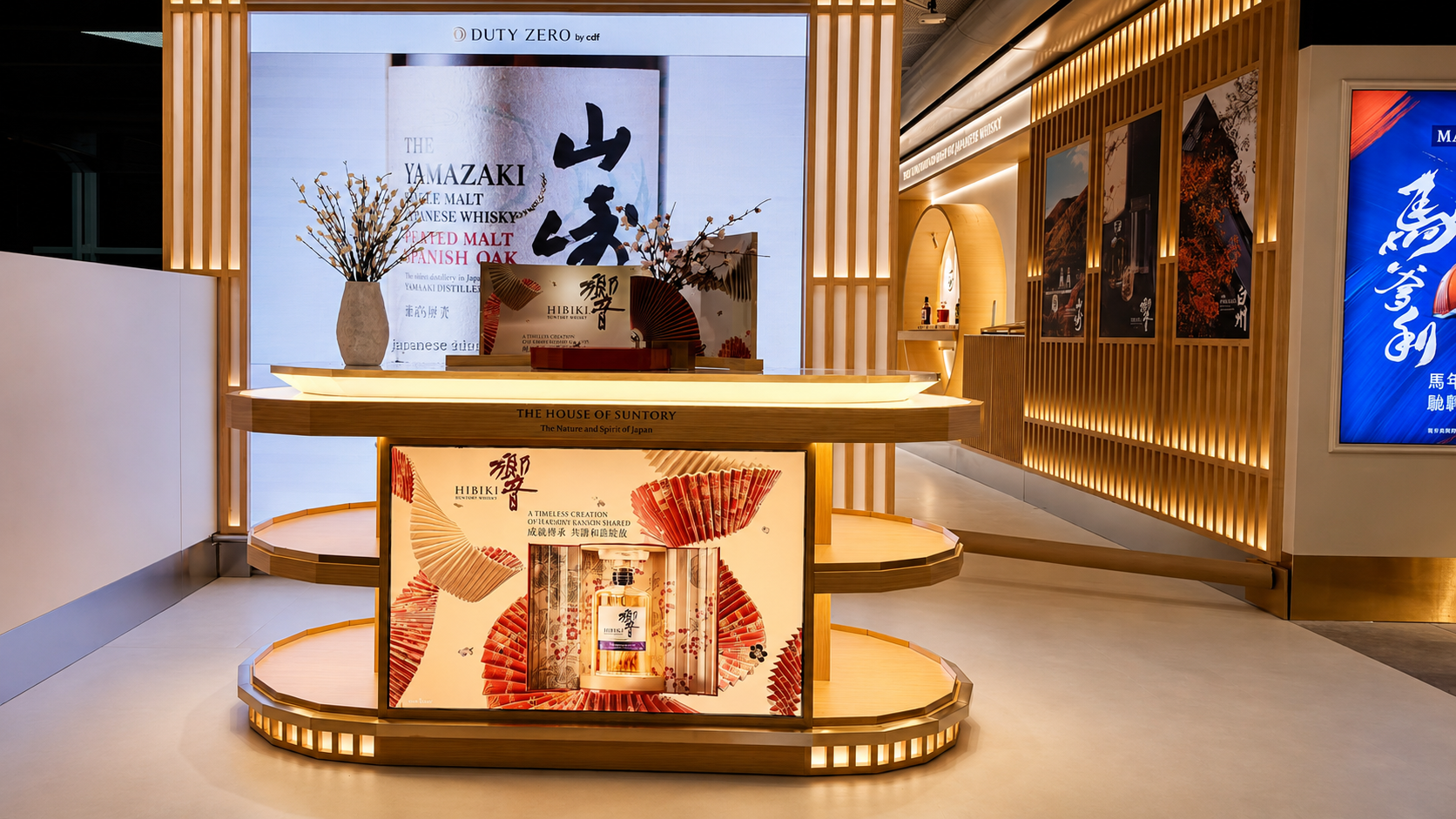 Suntory Airport Duty-Free Space Installation cover